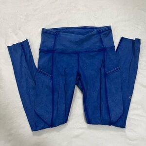 lululemon athletica Blue Leggings